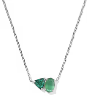 Lade das Bild in den Galerie-Viewer, Colorful Birthstones Short Pendant Necklace for Women, Fashion Jewelry, Unique Gifts