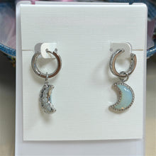 Cargar imagen en el visor de la galería, Halloween Lunar Moon Crescent-shaped Short Pendant Necklace/Earrings for Women, Fashion Jewelry, Unique Gifts