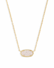 Cargar imagen en el visor de la galería, Iridescent Drusy Gemstone Natural Crystal Pendant Necklace for Women, Fashion Jewelry, Unique Gifts