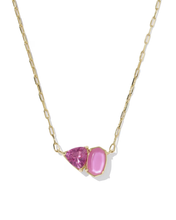 Lade das Bild in den Galerie-Viewer, Colorful Birthstones Short Pendant Necklace for Women, Fashion Jewelry, Unique Gifts