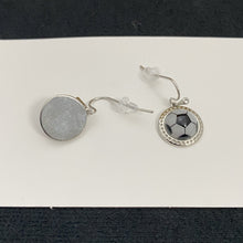 Load image into Gallery viewer, Sports Theme Dangle Earrings Soccer Basketball Volleyball Baseball Softball Game Day Fan Statement Earrings Jewelry Gift for Women Girls