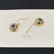Load image into Gallery viewer, Sports Theme Dangle Earrings Soccer Basketball Volleyball Baseball Softball Game Day Fan Statement Earrings Jewelry Gift for Women Girls