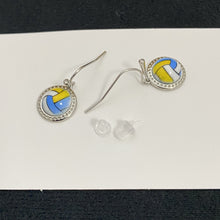 Load image into Gallery viewer, Sports Theme Dangle Earrings Soccer Basketball Volleyball Baseball Softball Game Day Fan Statement Earrings Jewelry Gift for Women Girls