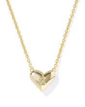 Load image into Gallery viewer, Heart Letter A-Z Short Pendant Necklace in Ivory Mother-of-Pearl,Fashion Jewelry, Unique Gifts