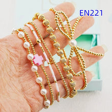 Lade das Bild in den Galerie-Viewer, Bow KNOT Pearl Beaded Layered Bracelets, Fashion Jewelry Gift for Women Daily Layering