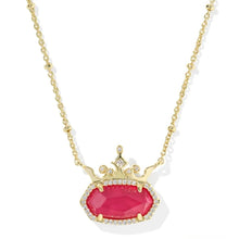 Lade das Bild in den Galerie-Viewer, Princess Series Sparkling Crown Accent Short Pendant Necklace, Fashion Jewelry, Unique Gifts