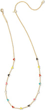 Load image into Gallery viewer, Heart Neon Pink Magnesite&Multi Mix Strand Necklace Layering Set,Fashion Jewelry, Unique Gifts