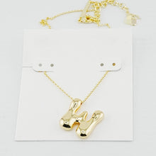 Lade das Bild in den Galerie-Viewer, Gold Personalized Letter Initial A-Z Short Pendant Necklace, Gift for Mom Girlfriend Birthday Valentines Day