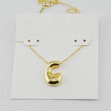 Lade das Bild in den Galerie-Viewer, Gold Personalized Letter Initial A-Z Short Pendant Necklace, Gift for Mom Girlfriend Birthday Valentines Day