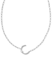 Lade das Bild in den Galerie-Viewer, Silver Letter Initial A-Z Short Pendant Necklace in White Pearl, Fashion Jewelry, Unique Gifts