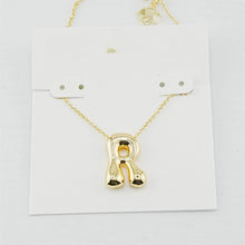 Lade das Bild in den Galerie-Viewer, Gold Personalized Letter Initial A-Z Short Pendant Necklace, Gift for Mom Girlfriend Birthday Valentines Day
