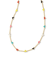 Load image into Gallery viewer, Heart Neon Pink Magnesite&Multi Mix Strand Necklace Layering Set,Fashion Jewelry, Unique Gifts