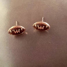 Lade das Bild in den Galerie-Viewer, Orange Goldstone Football Stretch Bracelet/Stud Earrings, Fashion Jewelry, Unique Gifts