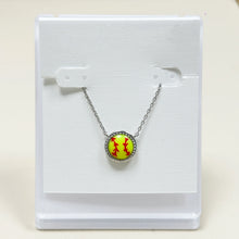 Load image into Gallery viewer, Softball Sports Pendant Necklaces for Women Jewelry Game Day Team Gifts