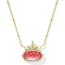 Lade das Bild in den Galerie-Viewer, Princess Series Sparkling Crown Accent Short Pendant Necklace, Fashion Jewelry, Unique Gifts