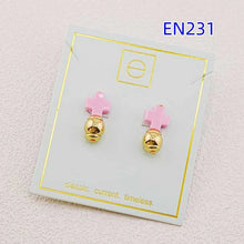 Load image into Gallery viewer, Colorful Cross with Round beads Stud Earrings for Women Birthday Gifts, Unique Gift