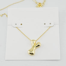 Lade das Bild in den Galerie-Viewer, Gold Personalized Letter Initial A-Z Short Pendant Necklace, Gift for Mom Girlfriend Birthday Valentines Day