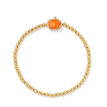 Lade das Bild in den Galerie-Viewer, Halloween Series Orange Pumpkin Spooky Mood Stretch Bracelet/Stud Earrings, Fashion Jewelry, Unique Gifts