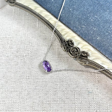 Carica l'immagine nel visualizzatore di Gallery, Amethyst Natural Crystal Gemstone Pendant Necklace for Women, Fashion Jewelry, Unique Gifts