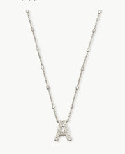 Load image into Gallery viewer, Silver Letters A-Z Pendant Necklace for Women, Fashion Jewelry, Unique Gifts
