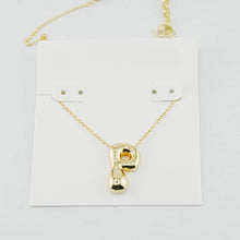 Lade das Bild in den Galerie-Viewer, Gold Personalized Letter Initial A-Z Short Pendant Necklace, Gift for Mom Girlfriend Birthday Valentines Day