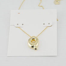Lade das Bild in den Galerie-Viewer, Gold Personalized Letter Initial A-Z Short Pendant Necklace, Gift for Mom Girlfriend Birthday Valentines Day