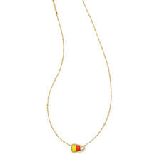 Load image into Gallery viewer, Halloween Candy Corn Short Pendant Necklace/Stud Earrings for Women, Fashion Jewelry, Unique Gifts