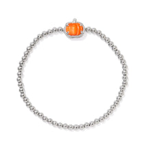 Lade das Bild in den Galerie-Viewer, Halloween Series Orange Pumpkin Spooky Mood Stretch Bracelet/Stud Earrings, Fashion Jewelry, Unique Gifts