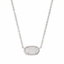 Cargar imagen en el visor de la galería, Iridescent Drusy Gemstone Natural Crystal Pendant Necklace for Women, Fashion Jewelry, Unique Gifts