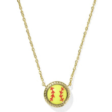 Load image into Gallery viewer, Softball Sports Pendant Necklaces for Women Jewelry Game Day Team Gifts