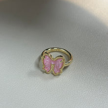 Load image into Gallery viewer, Bow Band Ring in Mother-of-Pearl, Jewelry Gift For Women-Size 7