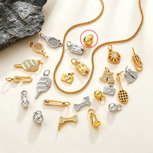 Lade das Bild in den Galerie-Viewer, Handmade Beaded Necklace Bracelet Set, DIY Pendant Charms Allowed, Summer Trendy Jewelry for Women