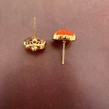 Lade das Bild in den Galerie-Viewer, Halloween Series Orange Pumpkin Spooky Mood Stretch Bracelet/Stud Earrings, Fashion Jewelry, Unique Gifts