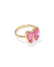Load image into Gallery viewer, Bow Band Ring in Mother-of-Pearl, Jewelry Gift For Women-Size 7
