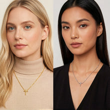 Lade das Bild in den Galerie-Viewer, Delicate Cross Pendant Necklace  for Women, Fashion Jewelry, Unique Gifts

