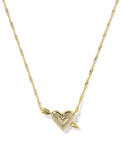 Load image into Gallery viewer, Ari Heart Arrow Short Pendant Necklace for Women, Fashion Jewelry, Unique Gifts

