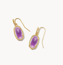 Load image into Gallery viewer, Amethyst Gemstone Natural Crystal Drop Dangle Earrings for Women Girls

