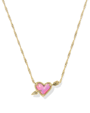 Load image into Gallery viewer, Ari Heart Arrow Short Pendant Necklace for Women, Fashion Jewelry, Unique Gifts
