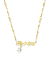 Charger l'image dans la galerie, Mom Crystal Short Pendant Necklace for Women, Fashion Jewelry, Unique Gifts
