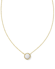 Load image into Gallery viewer, Volleyball Short Pendant Necklace in White Mother-of-Pearl,Fashion Jewelry, Unique Gifts
