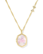 Cargar imagen en el visor de la galería, Love Shack Fancy Gold Locket Illusion Necklace for Women, Fashion Jewelry, Unique Gifts
