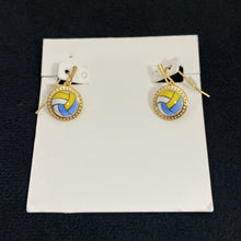 Load image into Gallery viewer, Sports Theme Dangle Earrings Soccer Basketball Volleyball Baseball Softball Game Day Fan Statement Earrings Jewelry Gift for Women Girls
