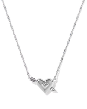 Load image into Gallery viewer, Ari Heart Arrow Short Pendant Necklace for Women, Fashion Jewelry, Unique Gifts
