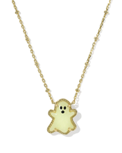 Carregar imagem no visualizador da galeria, Ghost Gold Short Pendant Necklace/Earrings, Fashion Jewelry, Unique Gifts
