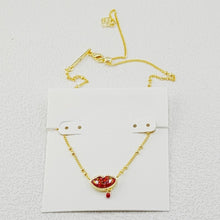Load image into Gallery viewer, Lips Gold Pendant Necklace/Stud Earrings for Women, Fashion Jewelry, Unique Gifts
