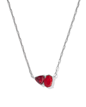 Cargar imagen en el visor de la galería, Colorful Birthstones Short Pendant Necklace for Women, Fashion Jewelry, Unique Gifts
