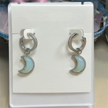 Carregar imagem no visualizador da galeria, Halloween Lunar Moon Crescent-shaped Short Pendant Necklace/Earrings for Women, Fashion Jewelry, Unique Gifts
