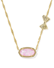 Load image into Gallery viewer, New Love Shack Fancy Bow Illusion Necklace for Women, Fashion Jewelry, Unique Gifts
