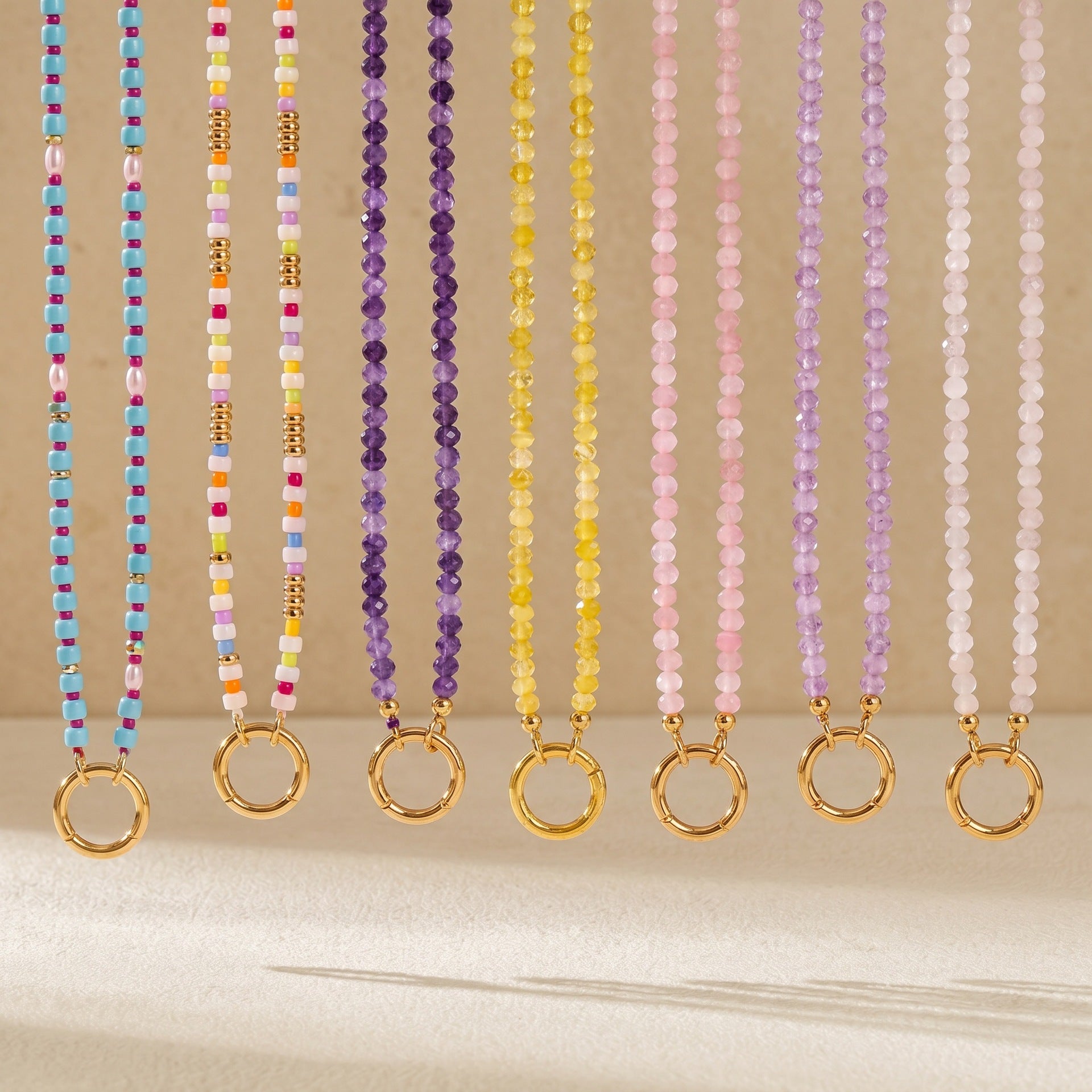 Handmade Beaded Necklace Bracelet Set DIY Pendant Charms Elara Jewels Handmade Beaded Necklace Bracelet Set DIY Pendant Charms Elara Jewels