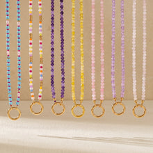Carica l'immagine nel visualizzatore di Gallery, Handmade Beaded Necklace Bracelet Set, DIY Pendant Charms Allowed, Summer Trendy Jewelry for Women

